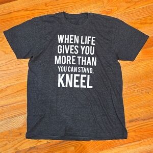 Graphic block letter tshirt